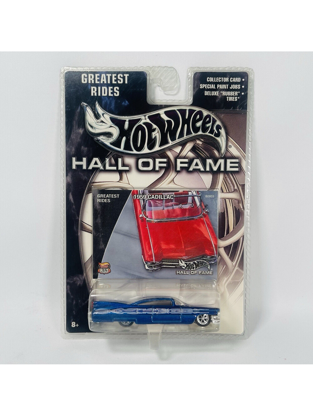 Hot Wheels Hall of Fame Greatest Rides 1959 Cadillac 1:64 Diecast Blue Unopened
